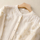 Evienne | Women Blouse With Cotton Embroidery
