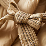 Jordan | Women's Quilted Duck Down Vest with Belted Waist