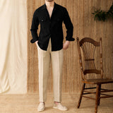 Grayson | Men's Cotton Seersucker Cuban Collar Shirt
