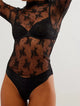 Liana | Women Top With Floral Lace High Neck