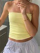 Riley | Women's Strapless Cropped Tube Top Backless