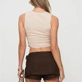 Dakota | Women's Skirt with Low Rise and Front Pockets