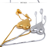 Lacrima | Women Necklace with Heart Pendant and Gold Plating