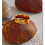 Fiora | Women Ring with Floral Design and Gold Plating