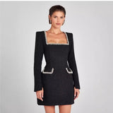 Anastasia | Women's Slim A-Line Mini Dress with Tailored Fit and Pockets