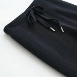 Nina | Women's Wool Knit Wide Leg Pants with High Waist