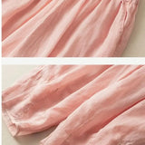 Fleurine | Women's Billowed Wide Leg Pants with Drawstring Waist