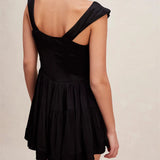 Claudia | Women's Vintage Floral Romper with Lace Trim and Button Front