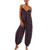Clarice | Women's Wide Leg Jumpsuit with Adjustable Tie Straps