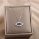 Saphira | Women Necklace with Evil Eye and Blue Stone