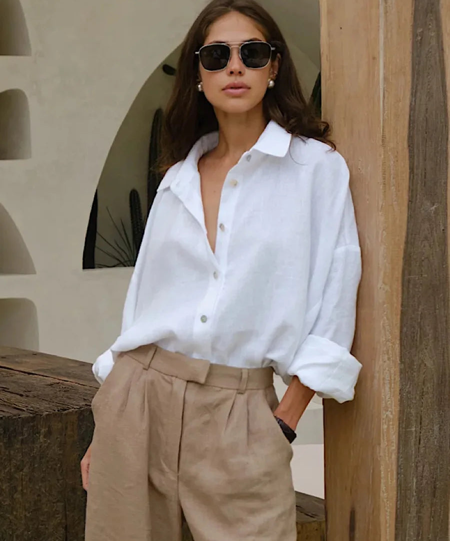 Capri | Women Shirt With Cotton Relaxed Fit