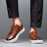 Quentin | Men's Leather Shoes with Leather Upper Insole