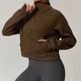 Taylor | Women's Half-Zip Fleece Hoodie for Workout and Training