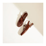 Nerissa | Women's Sandals with Slingback and Woven Detail