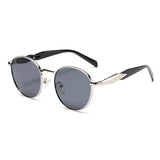 Vincenzo | Heritage Sunglasses with Metal Frame and Round Lenses