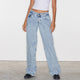 Miley | Women's Wide Leg Jeans with Mid Waist