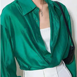 Helena | Women Shirt With Lapel Collar Design