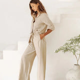 Ava | Women Shirt With Lyocell Linen Blend