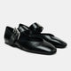 Liora | Women Flats with Buckle and Leopard Print