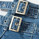 Lila | Women's Skirt with Pleated Buckle Detail