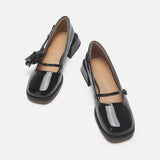 Rosetta | Women Mary Janes with Rose Accent and Glossy