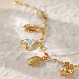 Sirena | Women Bracelet with Shell Design and Gold Plating
