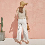 Junia | Women Top With Cotton Linen Blend