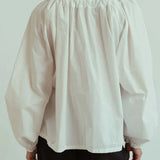 Bellarine | Women Blouse With Ruffled Collar Bow Tie