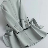 Kate | Women's Wool Cashmere Blend Coat with Belted Waist