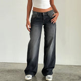 Miley | Women's Wide Leg Jeans with Mid Waist