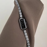 Solenne | Women Wrist Watch with Rectangular Case and Bracelet