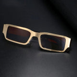 Eutopia | Flare Sunglasses with Alloy Frame and Tinted