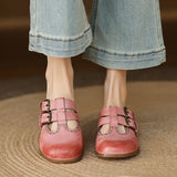 Rosalie | Women’s Mules with Buckles and Orthopedic Insoles
