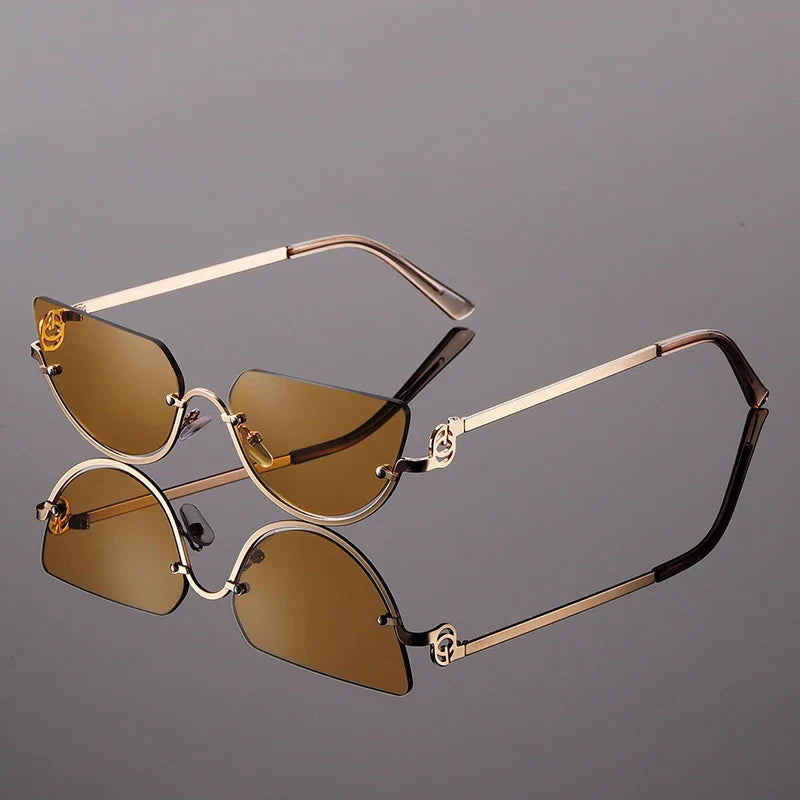 Camille | Women's Sunglasses with Metal Detailing and Floating Lenses