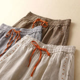 Lucia | Women's Wide Leg Pants with Elastic Waist Drawstring