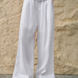 Mila | Women's Pleated Wide Leg Pants with High Waist