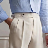Ryker | Men's Shorts with Waist Buckle and Buttons