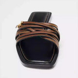 Marcelline | Women's Sandals with Leather Straps and Buckle