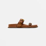 Lucia | Women's Slides with Double Straps and Leather