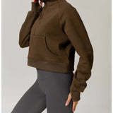 Taylor | Women's Half-Zip Fleece Hoodie for Workout and Training