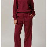 Antonia | Women's High Waisted Running Pants with Elastic Waist