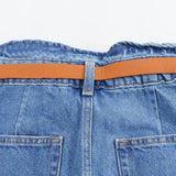 Talia | Women's Shorts with Belted Waist and Front Pockets