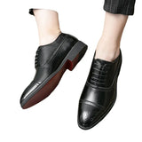 Wesley | Men's Oxford Shoes with Brogue Leather