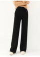 Viviana | Women's Merino Wool Wide Leg Pants with Elastic Waist