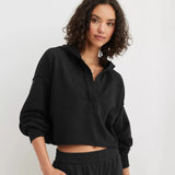 Faye | Women's Cropped Hoodie with Relaxed Fit and Soft Fabric Blend