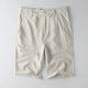 Maddox | Men's Shorts with Button Waist and Linen