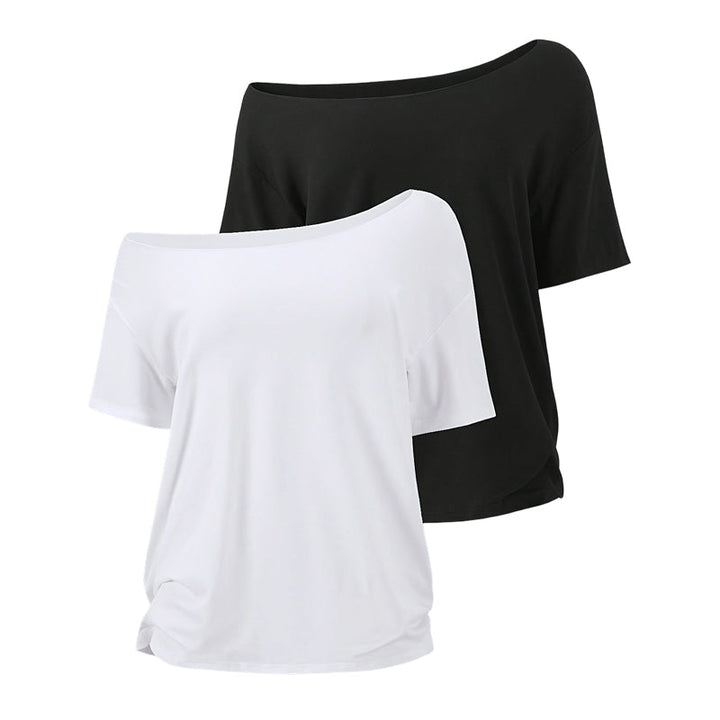 Elowen – Women's Soft Cotton Off Shoulder Top Set