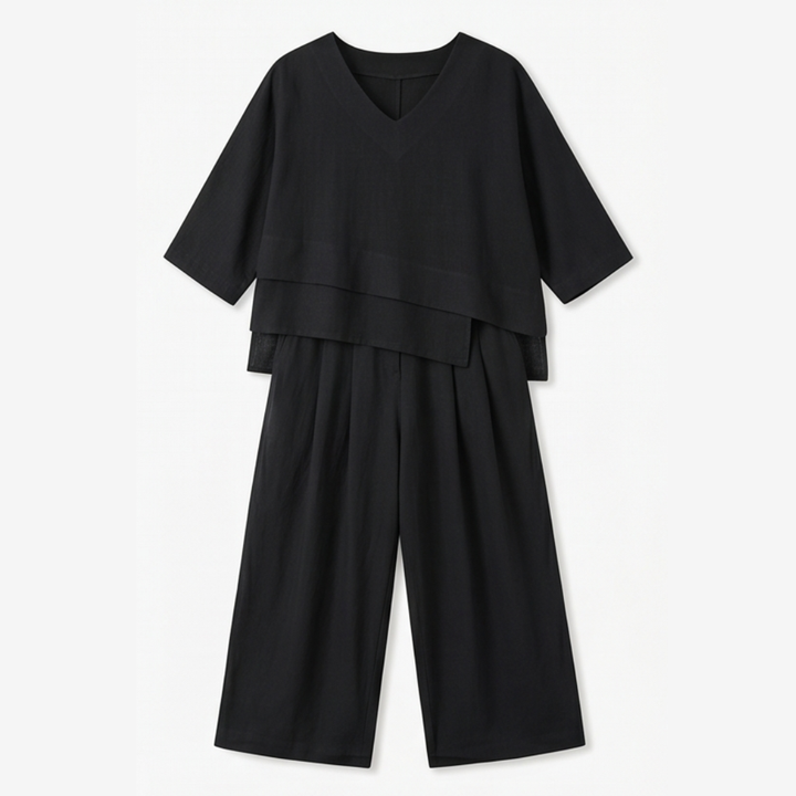 Lunavia – Women's Asymmetric Two-Piece Set
