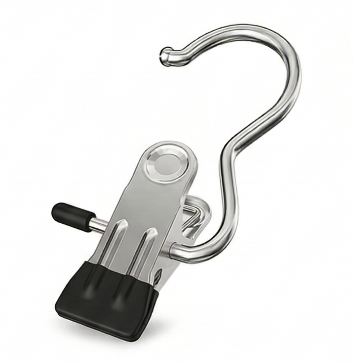 Clipvault – Stainless Steel Closet Clip Hooks (20 Pack)