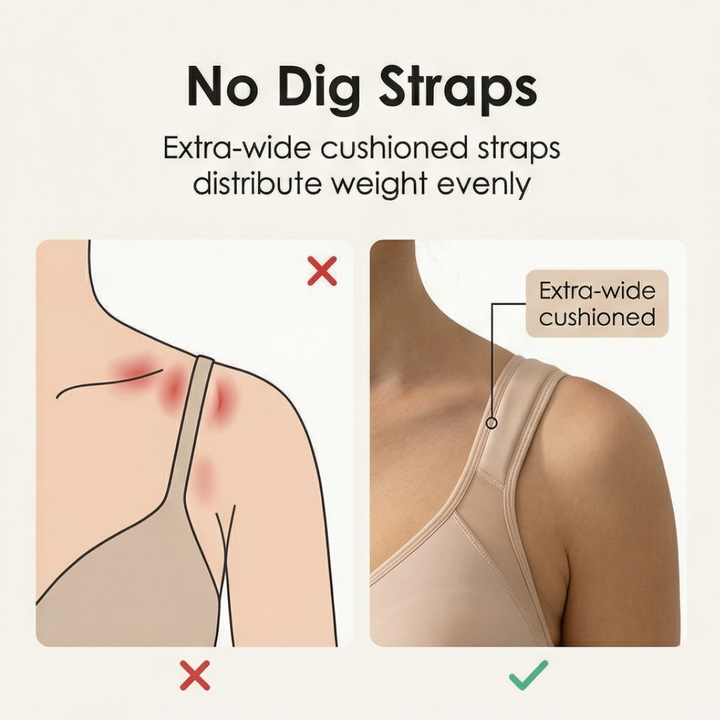 Veluna - Women's Front Closure Back Support Bra